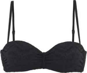 LASCANA Bügel-Bandeau-Bikini-Top Omara, mit Lochstickerei