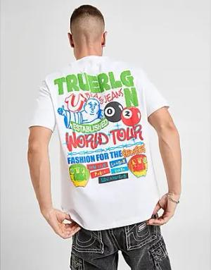 True Religion World Tour Pool Ball T-Shirt - Herren, White