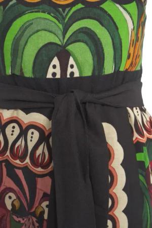 Farm Rio - Midi dress with print - Größe L - bunt