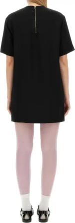Moschino - Dress With Logo - Größe 38 - schwarz
