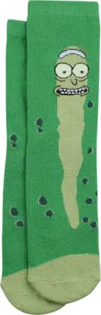 Rick And Morty Socken - Pickle Rick - S-M bis L-XL - Größe S-M - grün  - Lizenzierter Fanartikel