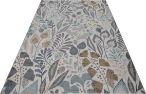 Esprit Outdoorteppich "Lilly, ESP-21082", rechteckig, 4 mm Höhe, Läufer, wetterfest mit blumigem Muster ideal für Balkon, Terrasse