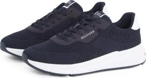 Tommy Hilfiger Sneaker "LIGHTWEIGHT RWB KNIT", Freizeitschuh, Halbschuh, Schnürer mit Kontrast-Logo