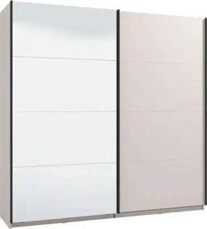 INOSIGN Schwebetürenschrank "Lucca, Kleiderschrank mit Spiegel und Glastür, FSC-zertifiziert"