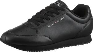 Tommy Hilfiger Sneaker "LO RUNNER PU MIX", Freizeitschuh, Halbschuh, Schnürschuh mit gepolstertem Schaftrand