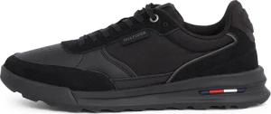 Tommy Hilfiger Sneaker "RETRO RUNNER MIX RWB", Freizeitschuh, Halbschuh, Schnürschuh mit gepolstertem Schaftrand