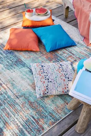 Esprit Outdoorteppich "Elouisa ESP-54559", rechteckig, 4 mm Höhe, modern, robust und pflegeleicht, geeignet für Terrasse, Balkon, Küche
