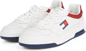Tommy Jeans Sneaker "(NEW) TJM CUPSOLE LEATHER ESS", Freizeitschuh, Halbschuh, Schnürschuh im Basket-Look