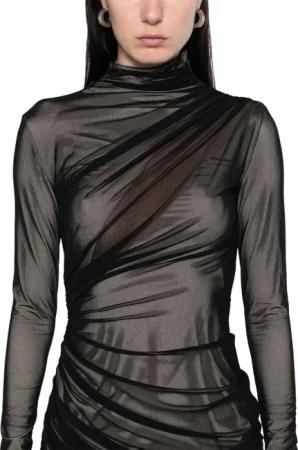 Mugler - Dresses Blackchampagne - Größe 38 - schwarz