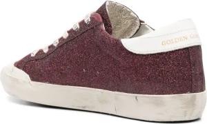 Golden Goose Low-Top Sneaker - Sneakers Bordeauxwhite - Gr. 35 (EU) - in Rot - für Damen