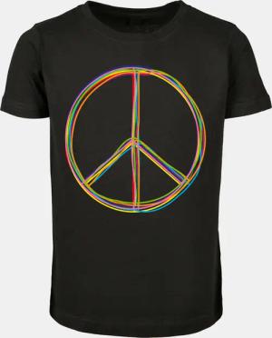 Merchcode Girls Peace - Multicolor Short Sleeve Tee