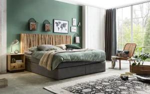 SIT Boxspringbett, Mit Kopfteil aus Ästen