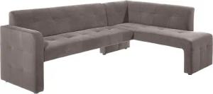 exxpo - sofa fashion Essbank "Barista, bequem und elegant, hohe Bodenfreiheit,", Eckbank Barista bequem und elegant, hochwertige Detailverarbeitung