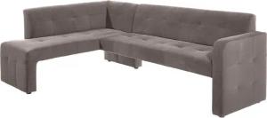 exxpo - sofa fashion Essbank "Barista, bequem und elegant, hohe Bodenfreiheit,", Eckbank Barista bequem und elegant, hochwertige Detailverarbeitung