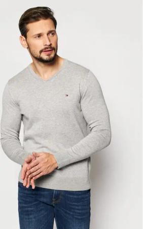 Tommy Hilfiger Pullover MW0MW04979 Grau Regular Fit