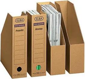 12 ELBA Archiv-Stehsammler tric system braun