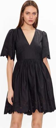 TWINSET Sommerkleid 231TT2301 Schwarz Regular Fit