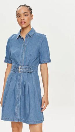 ONLY Jeanskleid Myra 15300434 Blau Regular Fit