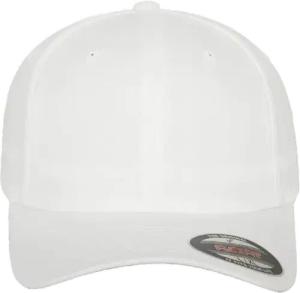 Flexfit Wooly Combed Baseball Mütze Weiß