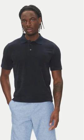 Lindbergh Poloshirt 30-404263 Dunkelblau Relaxed Fit