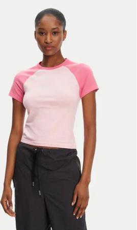 Juicy Couture T-Shirt Contrast JCWCT125307 Rosa Slim Fit