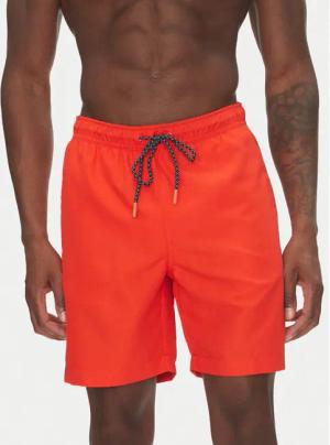 Tom Tailor Badeshorts 1045069 Rot Regular Fit