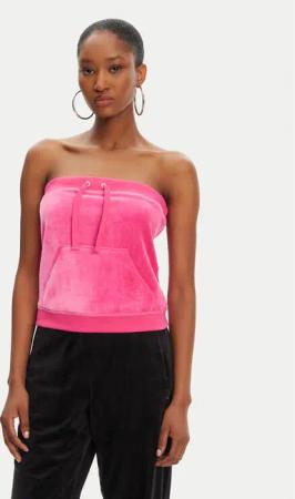 Juicy Couture Top Heritage JCGCT125023 Rosa Slim Fit