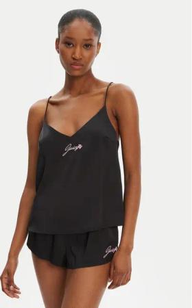 Juicy Couture Pyjama-T-Shirt JCLCT125511 Schwarz Regular Fit