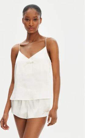 Juicy Couture Pyjama-T-Shirt JCLCT125511 Écru Regular Fit