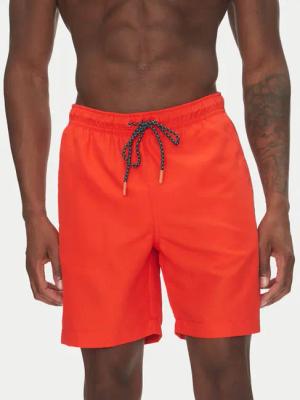 Tom Tailor Badeshorts 1045069 Rot Regular Fit