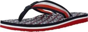 Tommy Hilfiger Zehentrenner TH MONOGRAM FLAT BEACH S