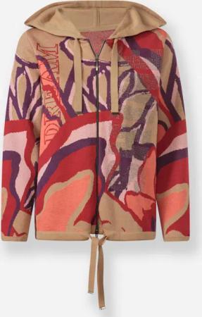 Kapuzenstrickjacke