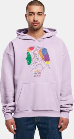 Merchcode Love Is Oversized Hoody