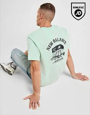 New Balance Athletic Shop T-Shirt - Herren, Blue