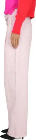 Philosophy Di Lorenzo Serafini - Relaxed High-Waisted Denim Pants With Pleats - Größe 40 - pink