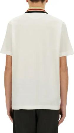 Paul Smith - White Cotton Polo Shirt - Größe XL - weiß