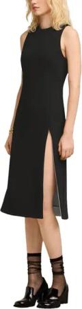 AMI Paris - Dresses Blackchalk - Größe 38 - schwarz