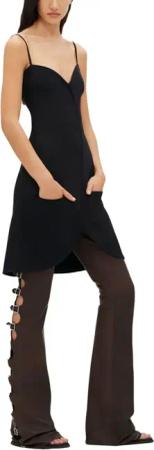 Courrèges - Dresses Black - Größe 38 - schwarz