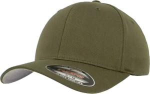 Flexfit Wooly Combed Baseball Mütze Grün