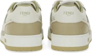 Fendi Low-Top Sneaker - "Match" Sneaker - Gr. 8_5 - in Weiß - für Damen