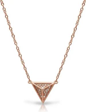 Unique Silberkette Unique Kette Anhänger Pyramide rosévergoldet Zirkonia SN0279