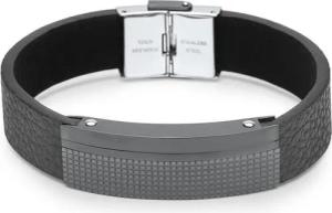 Unique Lederarmband Unique Steel Lederarmband schwarz option LB0464