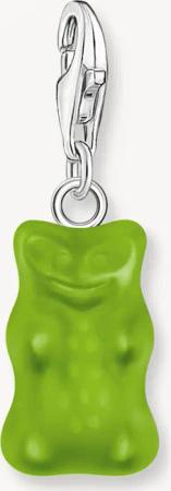 Thomas Sabo Charm - Goldbären-Anhänger in Grün - 2191-017-6