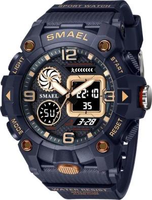SMAEL Militär-Design Sportuhr mit Alarm Kalenderanzeige-Kalender & Wecker Watch, Taktische Digitaluhr für Sport und Freizeit mit großem Zifferblatt