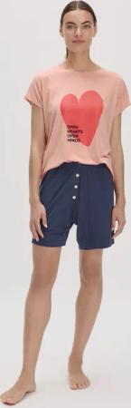 hessnatur Damen Pyjama Regular PURE FLOW aus TENCEL™ Modal - rosa - Größe 36