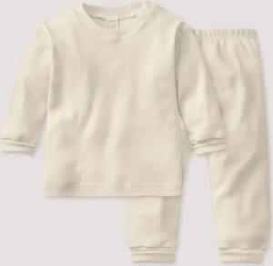 hessnatur Baby Pyjama Regular aus Bio-Baumwolle - natur - Größe 62/68