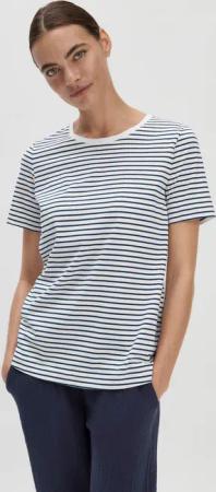 hessnatur Damen Schlafshirt Regular PURE COTTON - blau - Größe 42