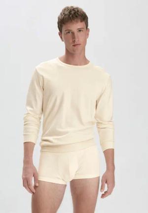 hessnatur Herren Pants Regular Cut 2er-Pack PURE NATURE aus Bio-Baumwolle - natur - Größe 6 = L