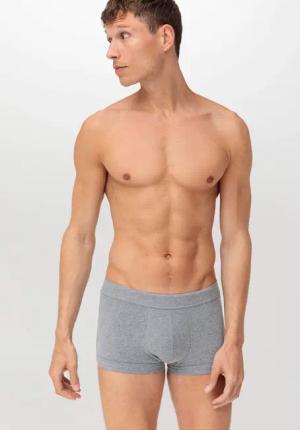 hessnatur Herren Pants Regular Cut 2er-Pack PURE NATURE aus Bio-Baumwolle - grau - Größe 4 = S