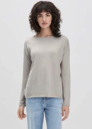 hessnatur Damen Strick Pullover Oversized aus modernem TENCEL Lyocell mit Bio-Baumwolle - beige - Größe XS